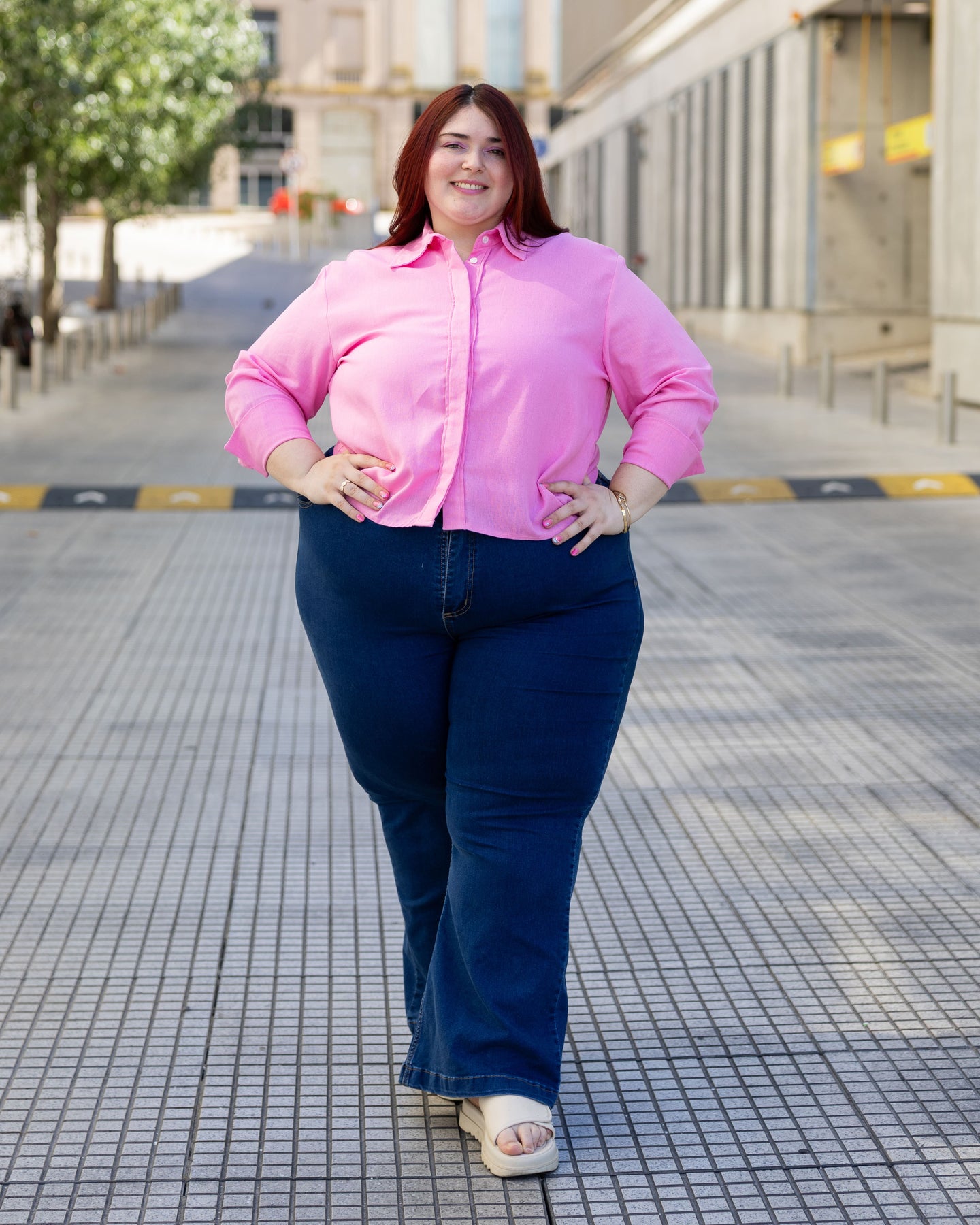 CAMISA ROMA sin LAZOS - Rosado