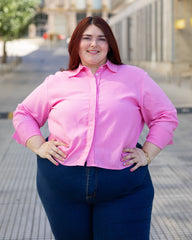 CAMISA ROMA sin LAZOS - Rosado