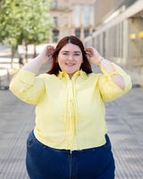 CAMISA ROMA LINO - Amarillo