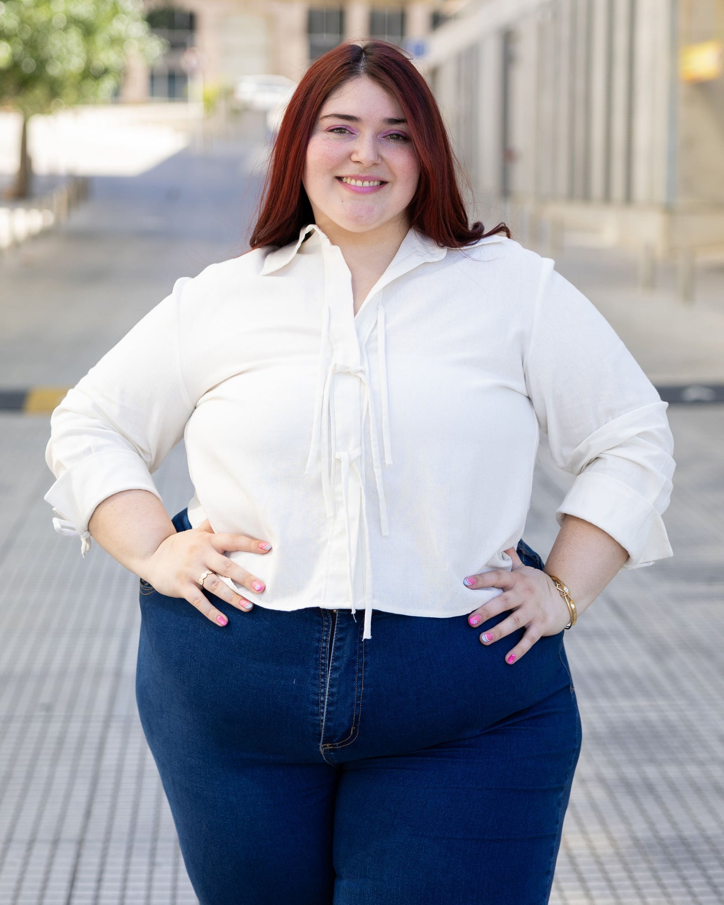 CAMISA ROMA LINO - Blanco