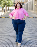 CAMISA ROMA LINO - Rosado