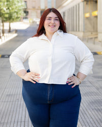 CAMISA ROMA LINO sin LAZO - Blanco