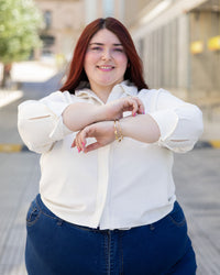 CAMISA ROMA LINO sin LAZO - Blanco