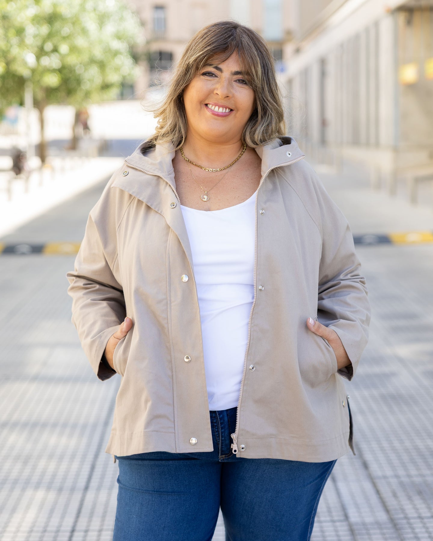 CAMPERA ROBLE - Beige