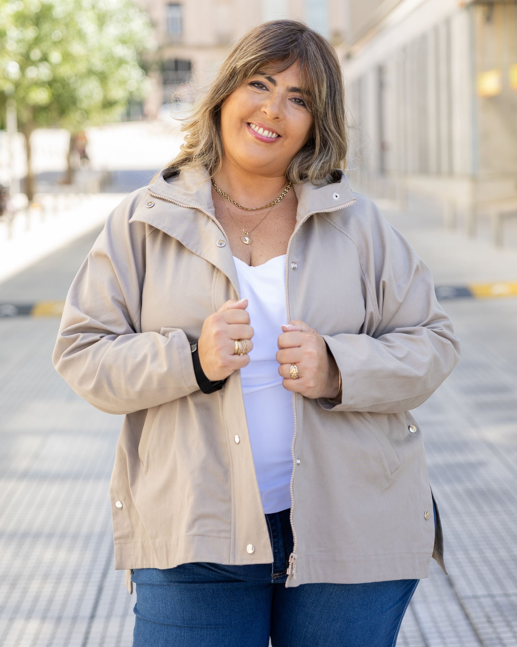 CAMPERA ROBLE - Beige