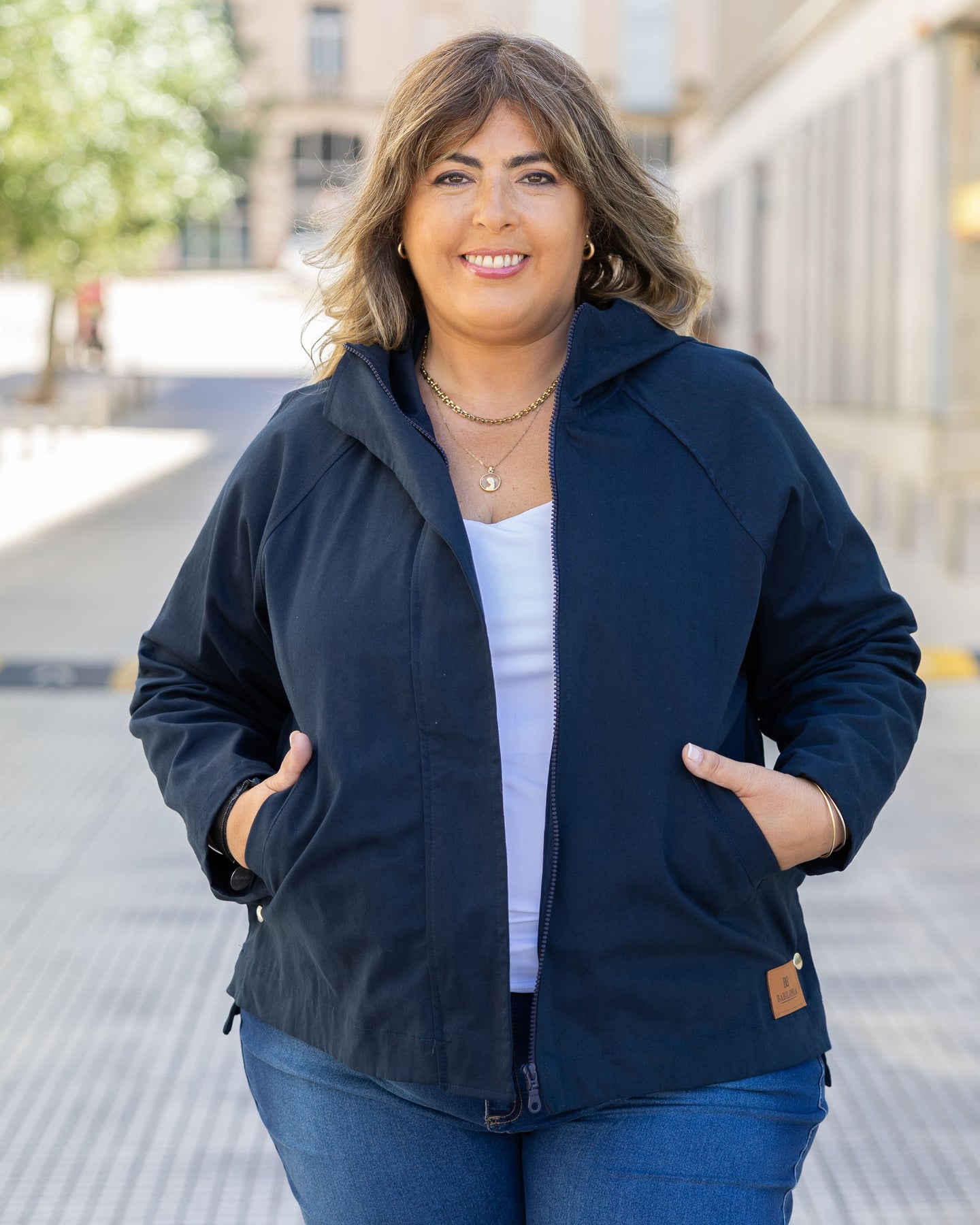 CAMPERA ROBLE - Azul