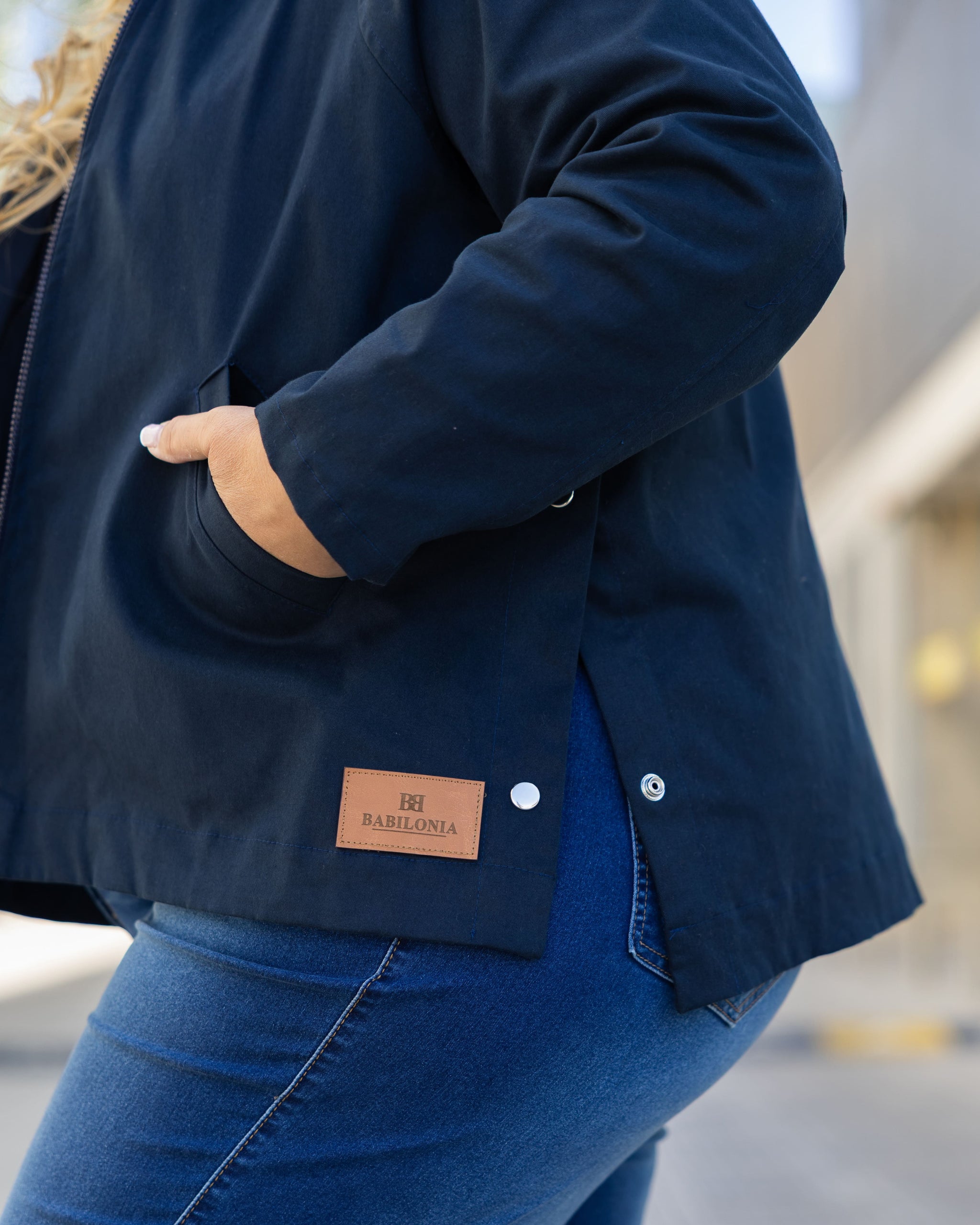 CAMPERA ROBLE - Azul