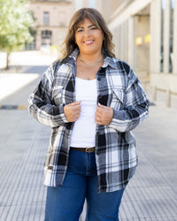 SOBRECAMISA ESCOCESA CHIC - Negra