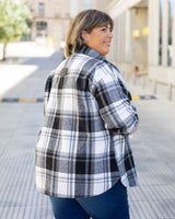 SOBRECAMISA ESCOCESA CHIC - Negra