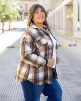 SOBRECAMISA ESCOCESA CHIC - Chocolate