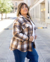 SOBRECAMISA ESCOCESA CHIC - Chocolate