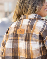 SOBRECAMISA ESCOCESA CHIC - Chocolate