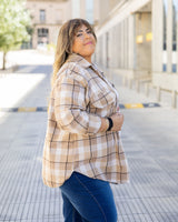 SOBRECAMISA ESCOCESA CHIC - Beige