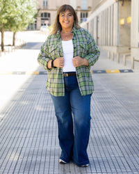 CAMISA ESCOCESA OLIVIA - Verde