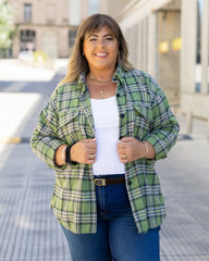 CAMISA ESCOCESA OLIVIA - Verde
