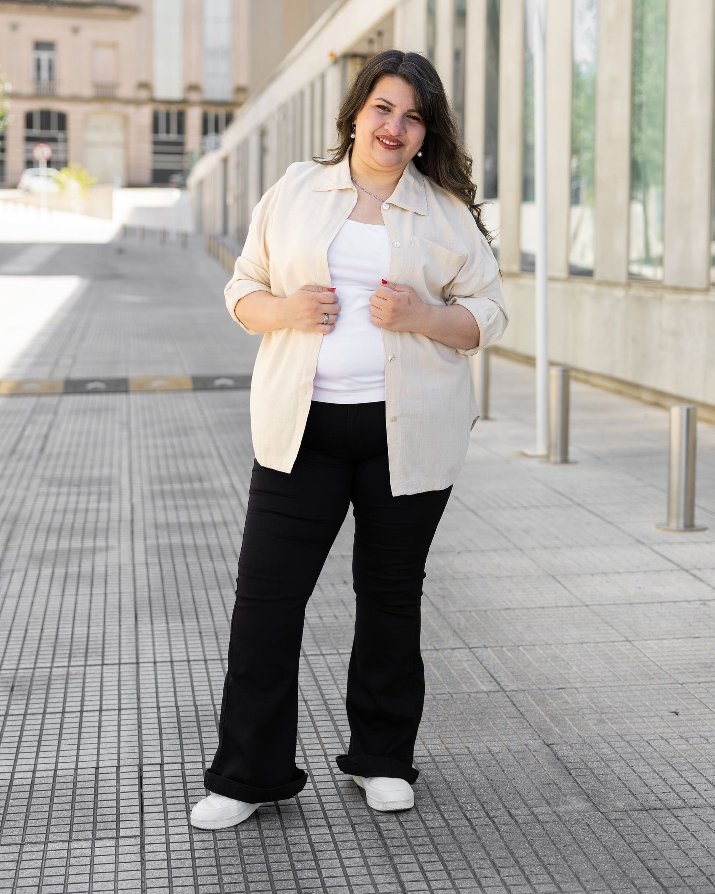 CAMISA SILENE - Beige