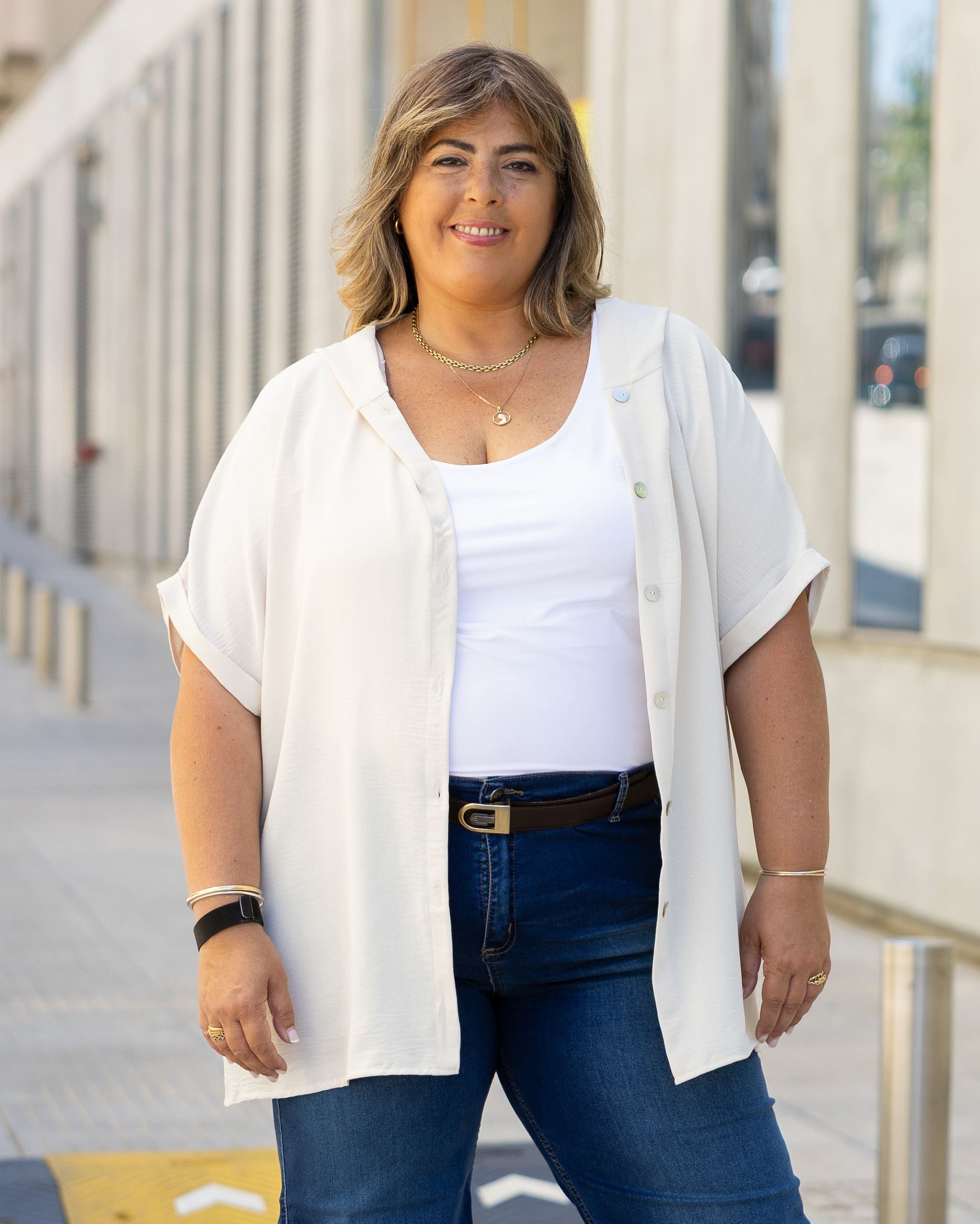 CAMISA CITRUS en TUSOR - Perla