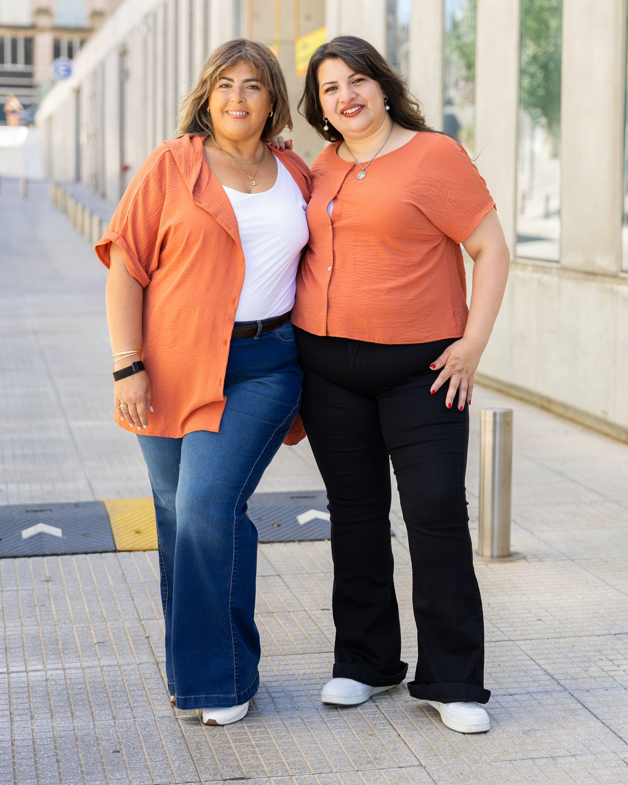 CAMISA CITRUS en TUSOR - Terracota