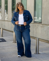 CAMPERA JEAN LONIA - Azul Oscuro