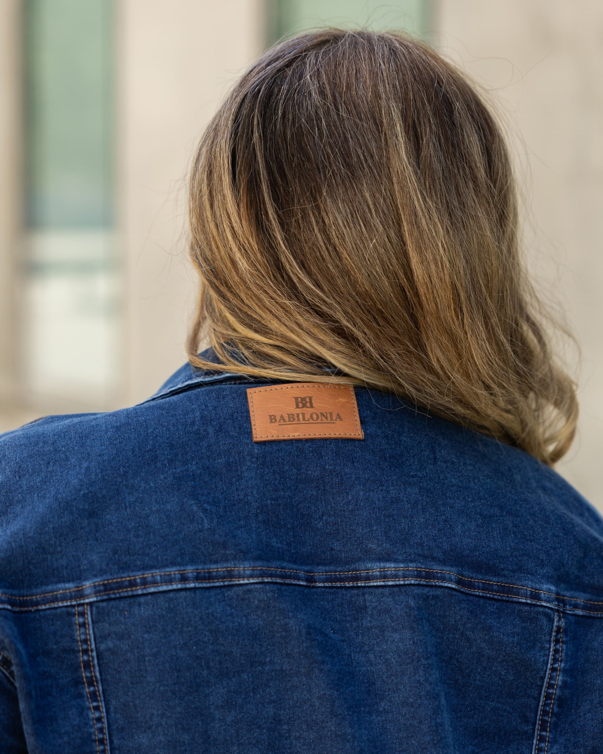 CAMPERA JEAN LONIA - Azul Oscuro