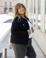 CAMPERA JEAN LONIA - Negro