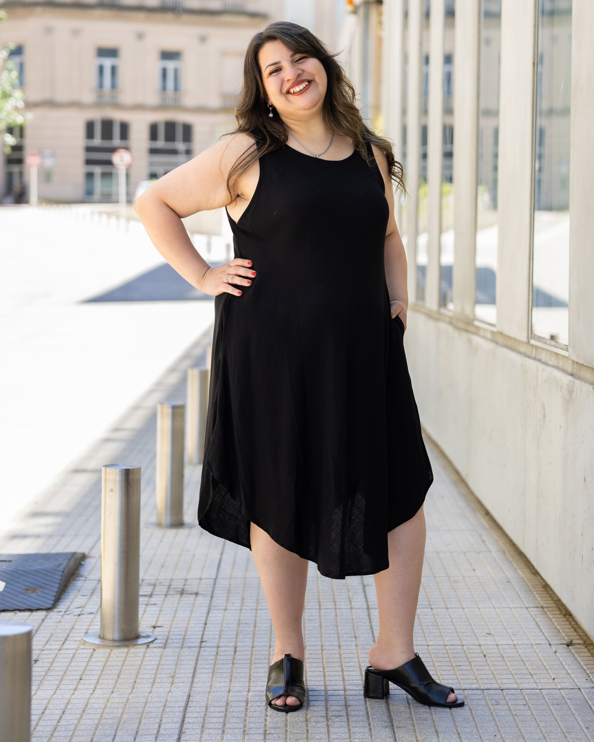 VESTIDO HINDU - Negro