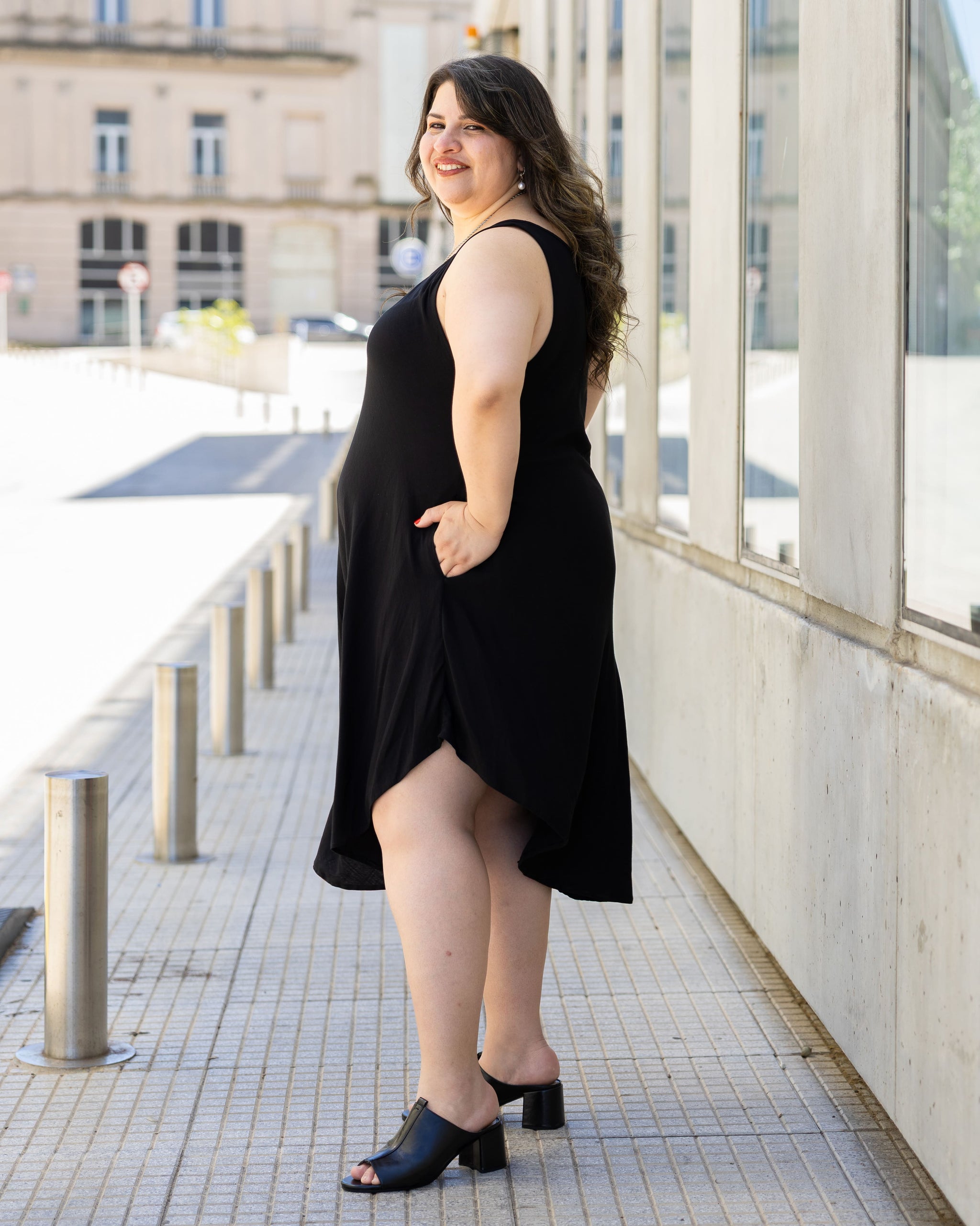 VESTIDO HINDU - Negro