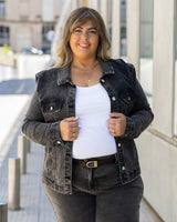 CAMPERA JEAN LONIA - Gris