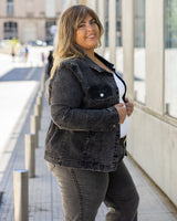 CAMPERA JEAN LONIA - Gris