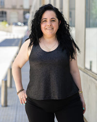 MUSCULOSA LUREX - Negro