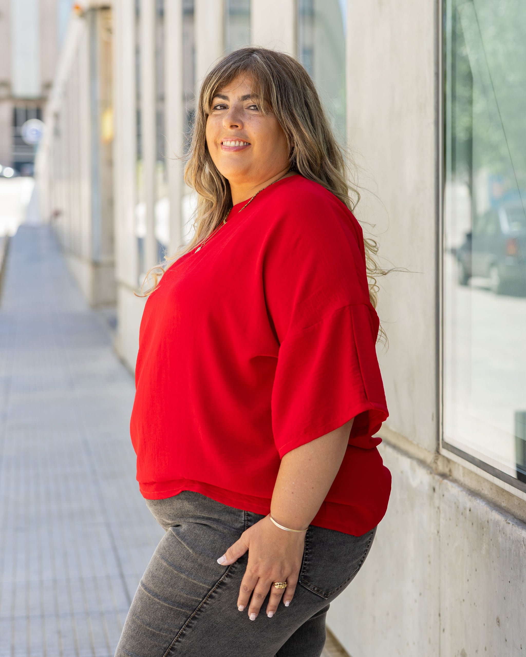 BLUSA GALA - Roja