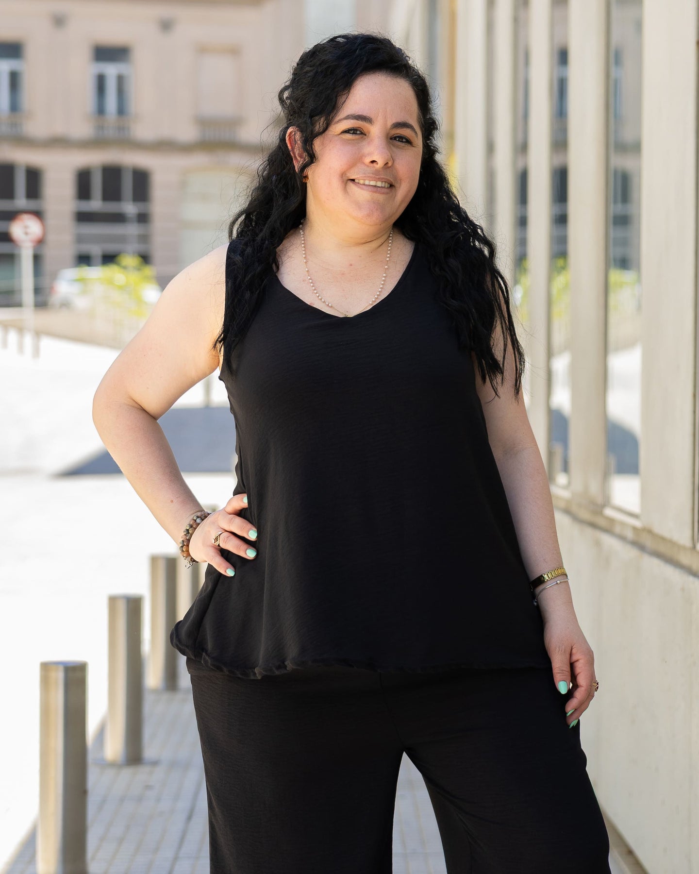 MUSCULOSA TUSOR - Negro