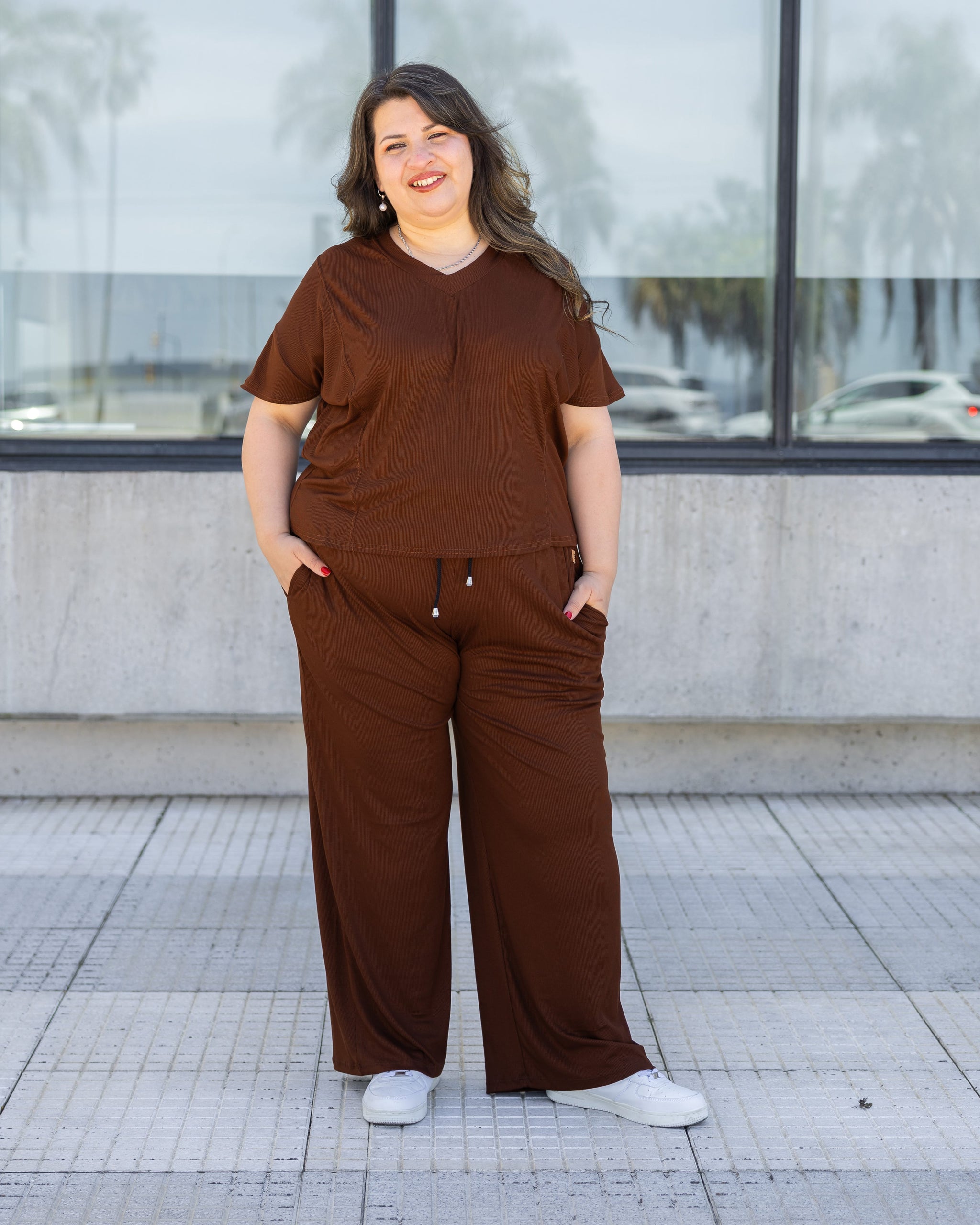 CONJUNTO BABI - Chocolate