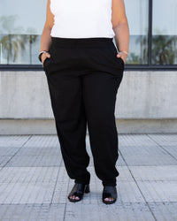 PANTALÓN LINO - Negro