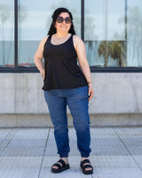 MUSCULOSA LYCRA - Negra