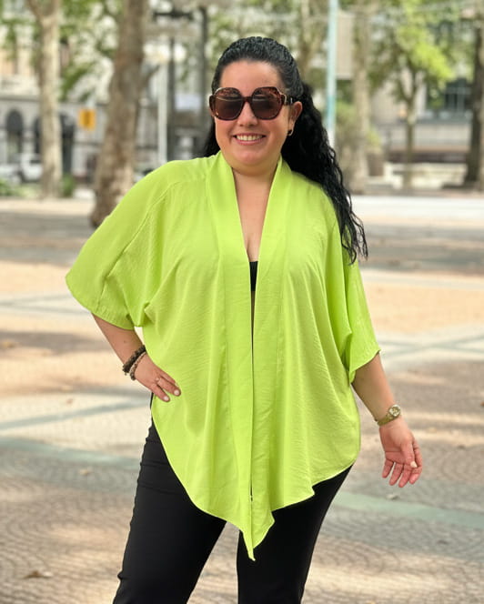 BLUSA KIMONO GARDENIA - Verde