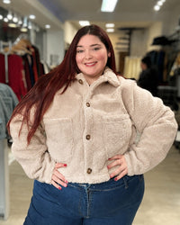 CHAQUETA CORDERITO MONTREAL CORTA - 🛡️COMPRA SEGURA🛡️