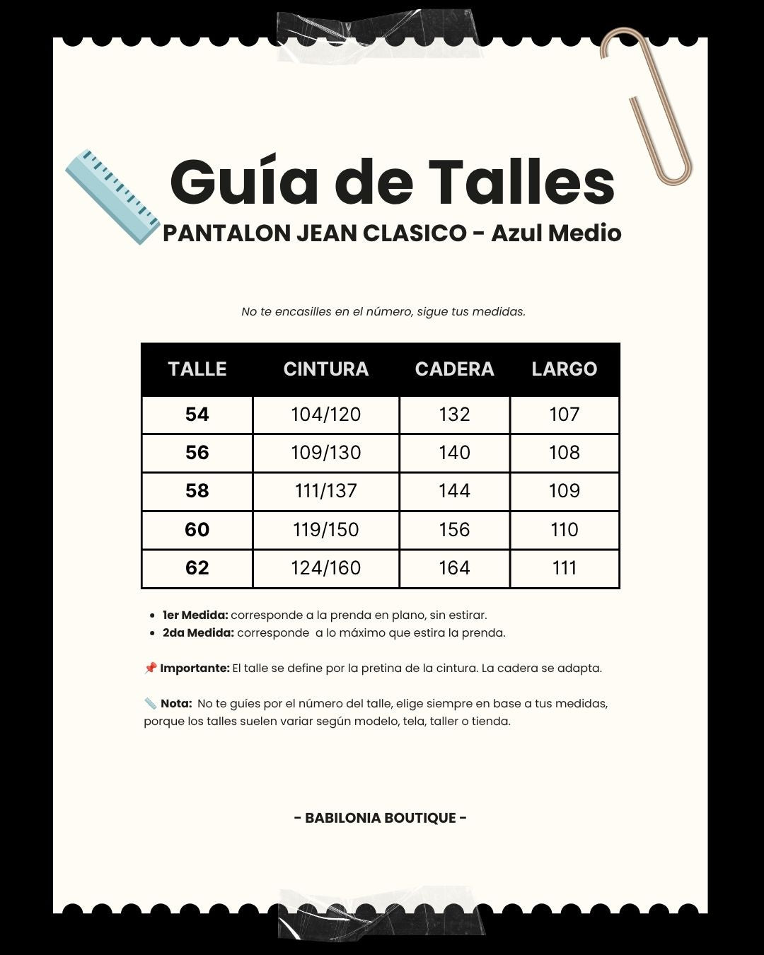 PANTALON JEAN CLASICO - Azul Medio