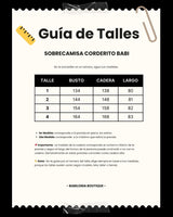 SOBRECAMISA CORDERITO BABI - Camel