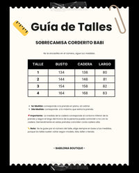 SOBRECAMISA CORDERITO BABI - Camel