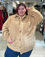 CHAQUETA CORDERITO MONTREAL LARGA - Talles Grandes 🛡️ COMPRA SEGURA 🛡️
