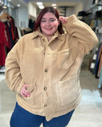CHAQUETA CORDERITO MONTREAL LARGA - Talles Grandes 🛡️ COMPRA SEGURA 🛡️