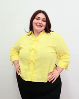 CAMISA ROMA LINO - Amarillo