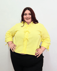 CAMISA ROMA LINO - Amarillo
