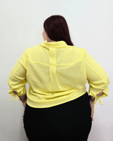 CAMISA ROMA LINO - Amarillo