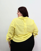 CAMISA ROMA LINO - Amarillo