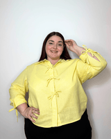 CAMISA ROMA LINO - Amarillo