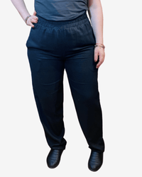 PANTALÓN LINO - Negro
