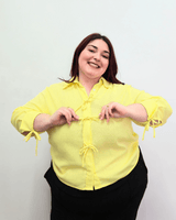 CAMISA ROMA LINO - Amarillo