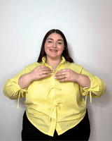 CAMISA ROMA LINO - Amarillo